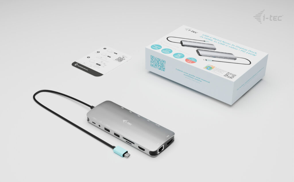 i-tec Nano Dock Metal 3x Display