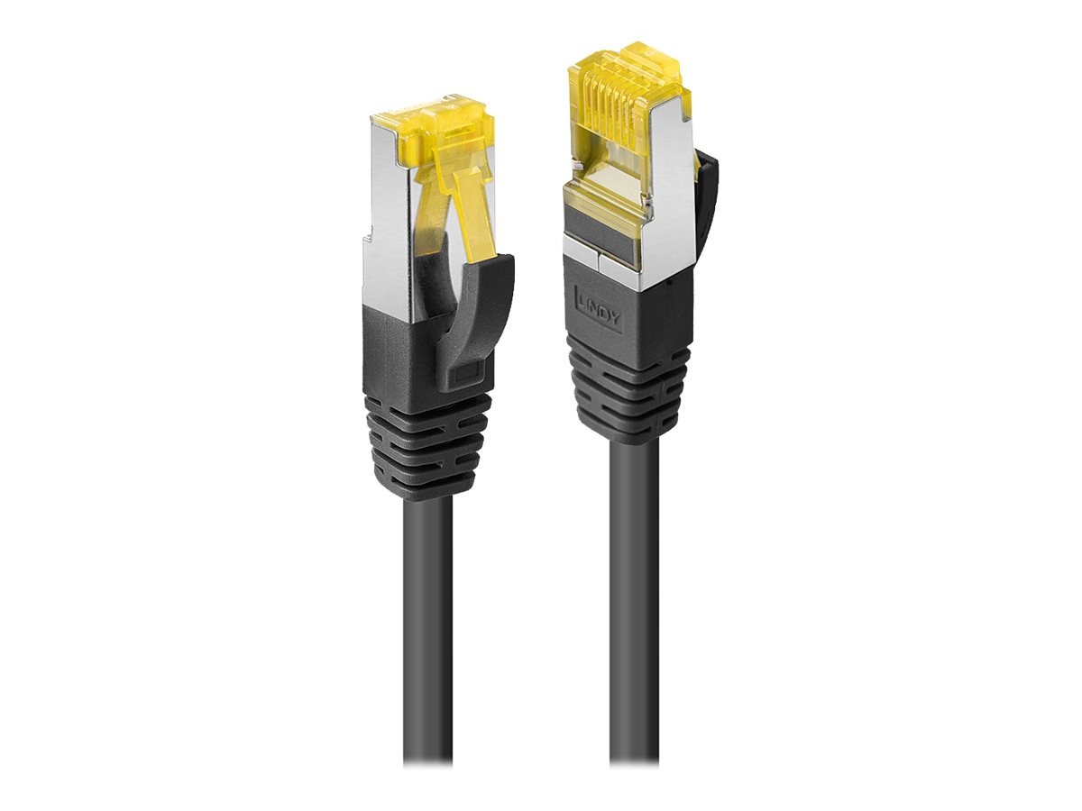 LINDY Patchkabel mit Cat.7 Rohkabel S/FTP PIMF LSOHschwarz 0,5m LINDY Patchkabel mit Cat.7 Rohkabel S/FTP PIMF LSOHschwarz 0,5m