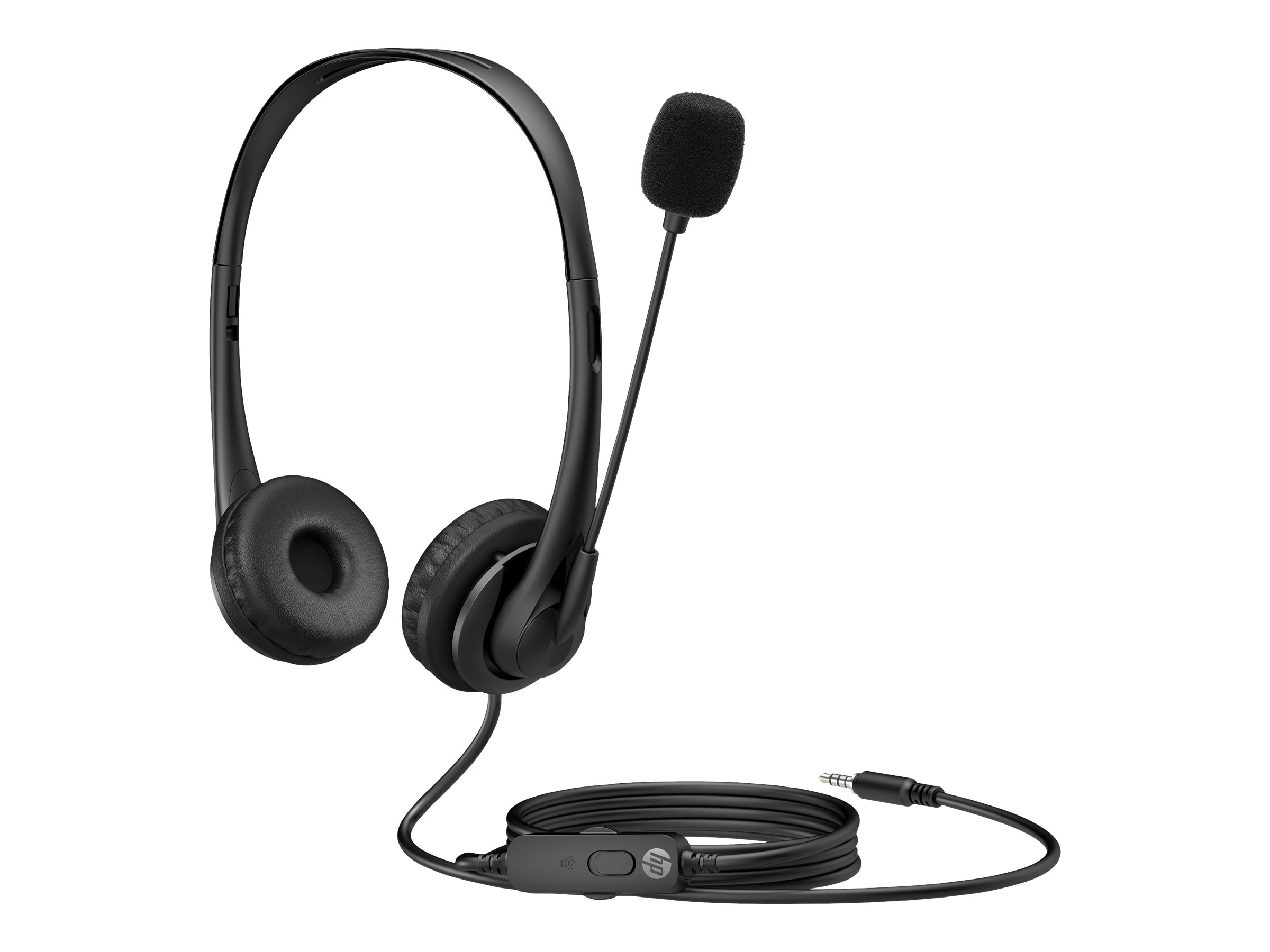 HP On-Ear Stereo Headset Schwarz - 428K7AA