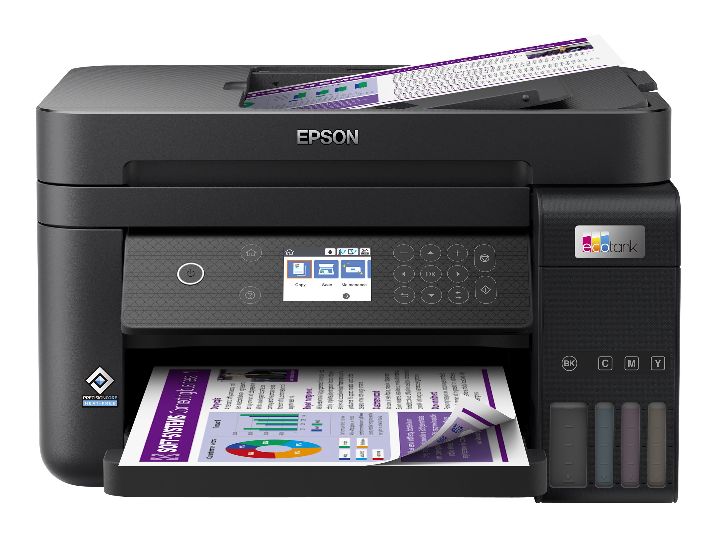 EPSON EcoTank ET-3850 3 in 1 Tintenstrahl-Multifunktionsdrucker schwarz