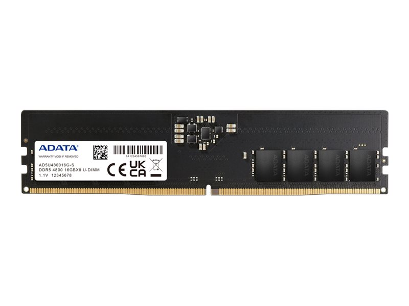 16GB PC 4800 CL38 ADATA Value retail
