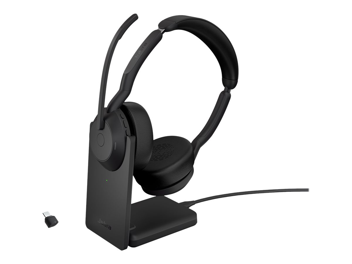 Jabra Evolve2 55 UC Stereo mit Link380c/390c u. faltbare LS Jabra Evolve2 55 UC Stereo mit Link380c/390c u. faltbare LS