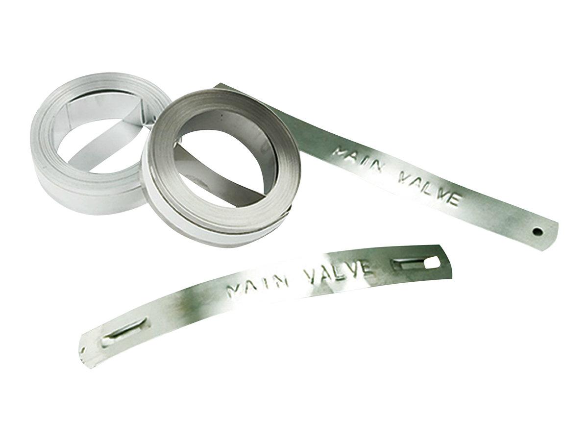 35800 DYMO IND Praegeband 12mm silber