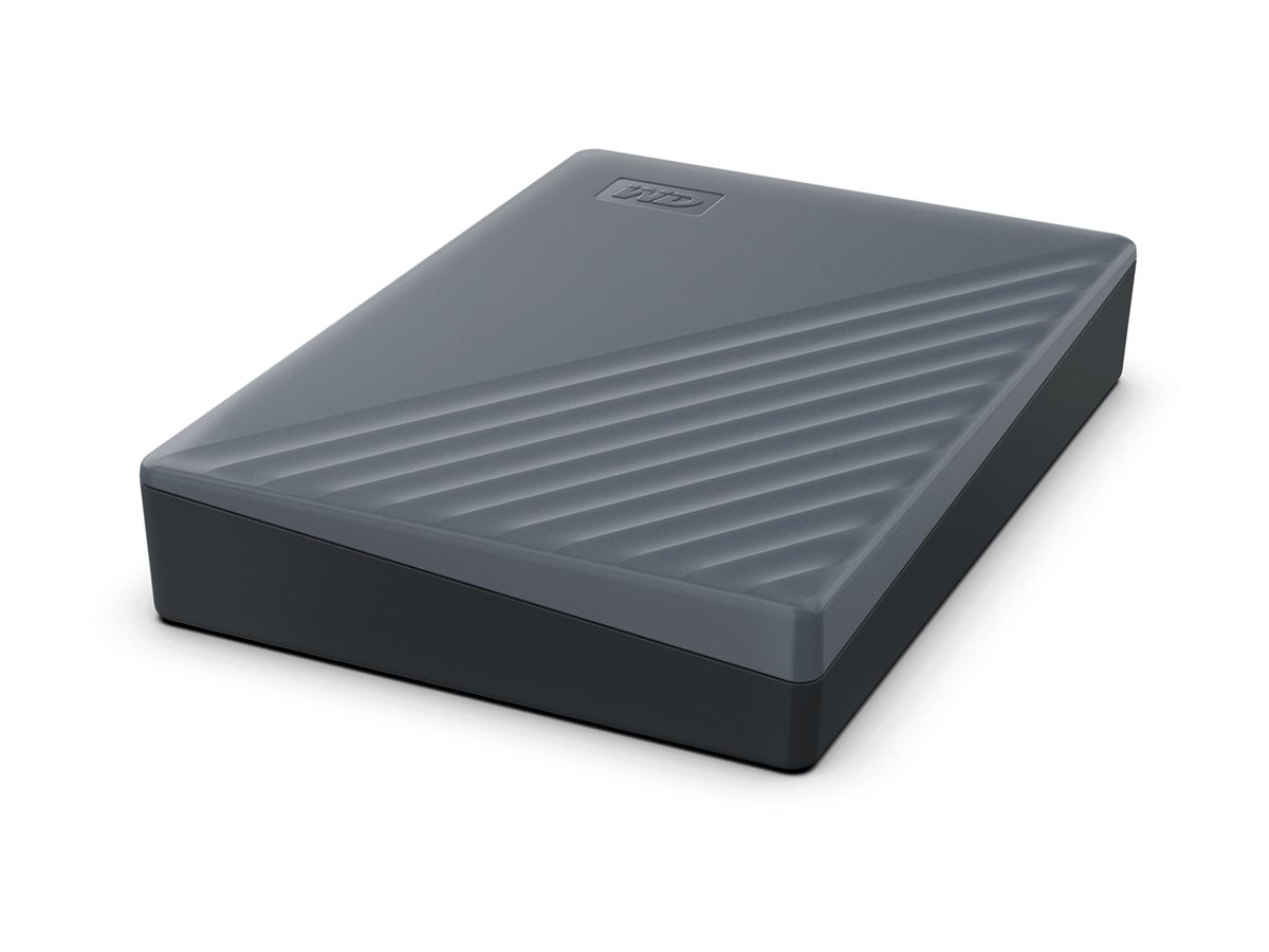Western Digital My Passport mit USB-C 6 TB externe HDD-Festplatte grau Western Digital My Passport mit USB-C 6 TB externe HDD-Festplatte grau