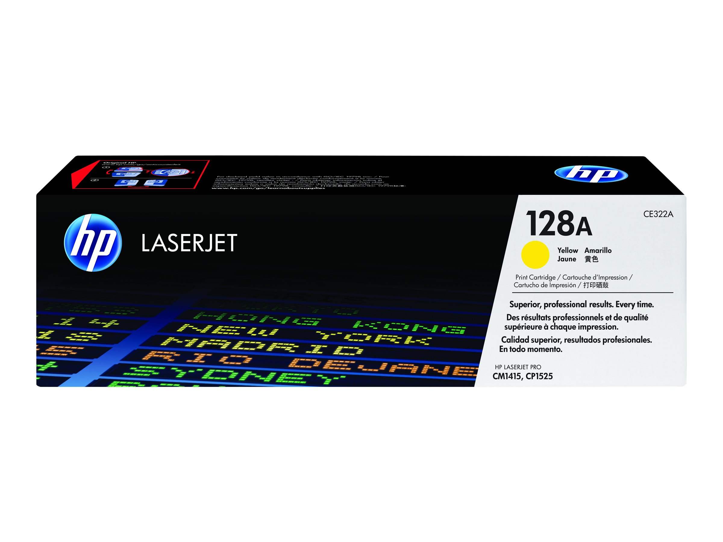 HP 128A (CE322A) gelb Tonerkartusche