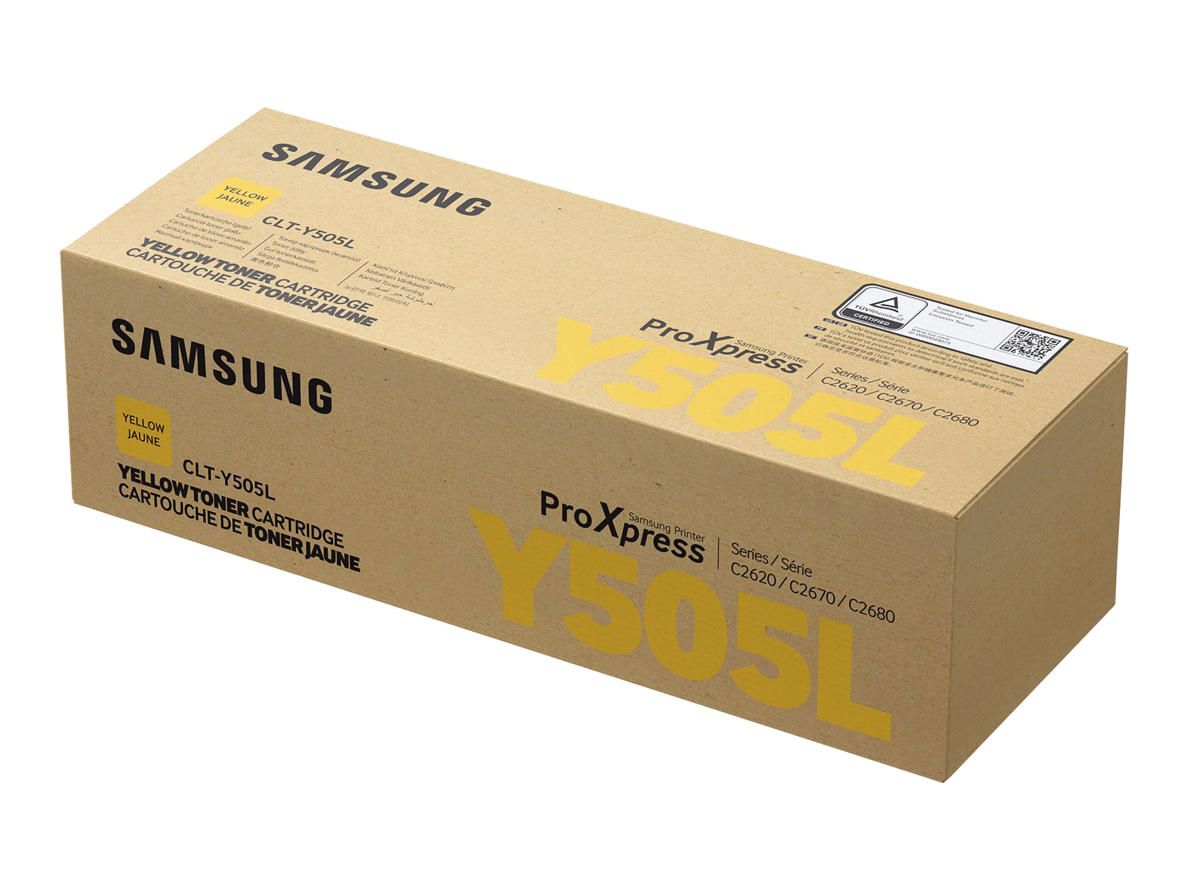 SAMSUNG original Toner cartridge LT-Y505L/ELS High Yield Yellow Toner cartridge SU512A SAMSUNG original Toner cartridge LT-Y505L/ELS High Yield Yellow Toner cartridge SU512A