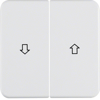 Berker Serienwippe 155229 Symbol Pfeil IP44 polarweiss Berker Serienwippe 155229 Symbol Pfeil IP44 polarweiss