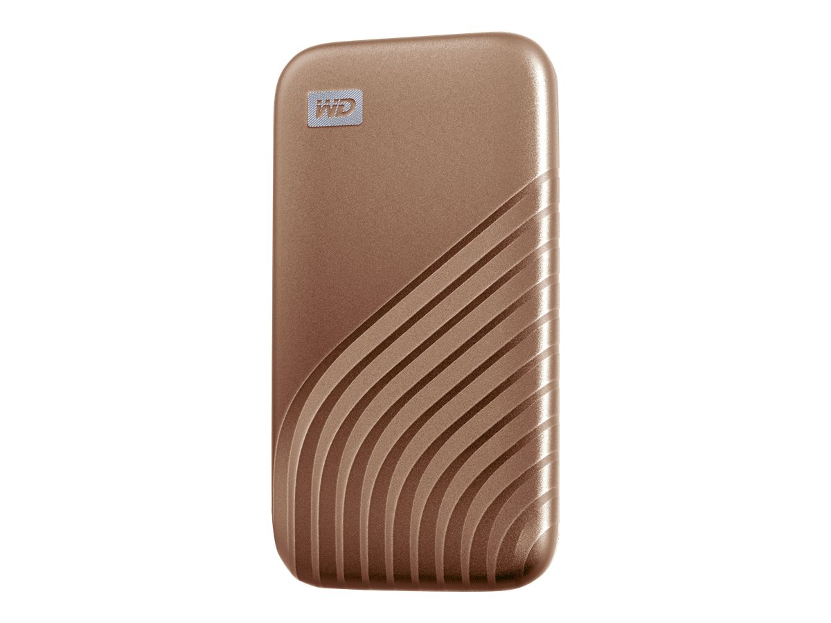 WD My Passport SSD 1TB Gold Cross Compatible USB 3.2 Gen-2 and USB-C 1050MB/s Read 1000MB/s Write PC & Mac Compatiable WD My Passport SSD 1TB Gold Cross Compatible USB 3.2 Gen-2 and USB-C 1050MB/s Read 1000MB/s Write PC & Mac Compatiable