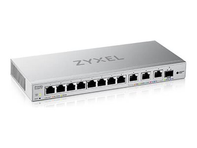 ZYXEL XGS1250-12 v2 12-Port Gigabit webmanaged Desktop Switch with 8 port 1G + 3-Port MultiGig 1/2.5/5/10G + 1-Port SFP+ ZYXEL XGS1250-12 v2 12-Port Gigabit webmanaged Desktop Switch with 8 port 1G + 3-Port MultiGig 1/2.5/5/10G + 1-Port SFP+