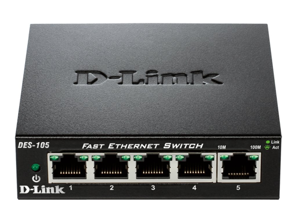 DLINK DES105E FAST ETHERNET SWITCH