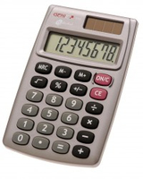 Genie 510 - Tasche - Einfacher Taschenrechner - 8 Ziffern - Grau