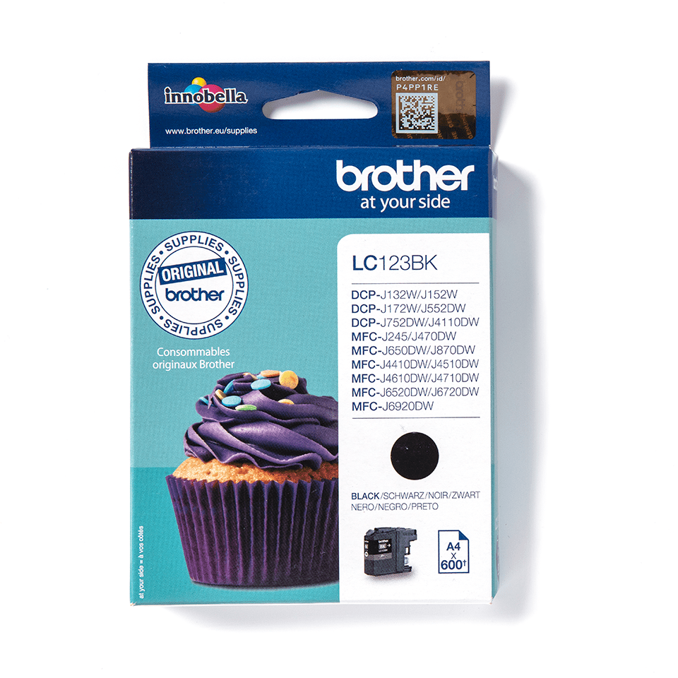 LC123BK BROTHER MFC Tinte black ST 600