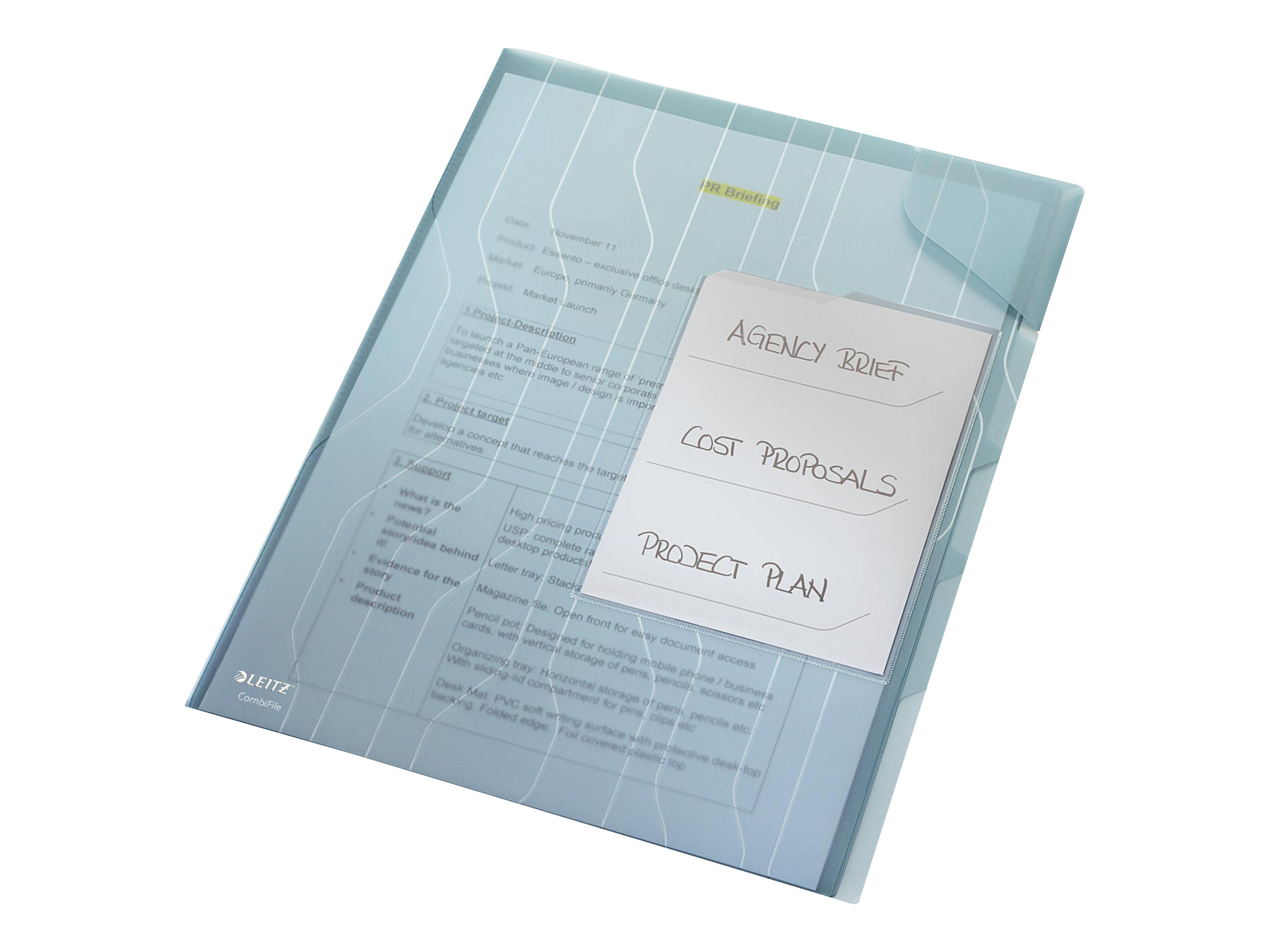 3 LEITZ Organisationshuellen CombiFile DIN A4 blau genarbt 0,20 mm 3 LEITZ Organisationshuellen CombiFile DIN A4 blau genarbt 0,20 mm