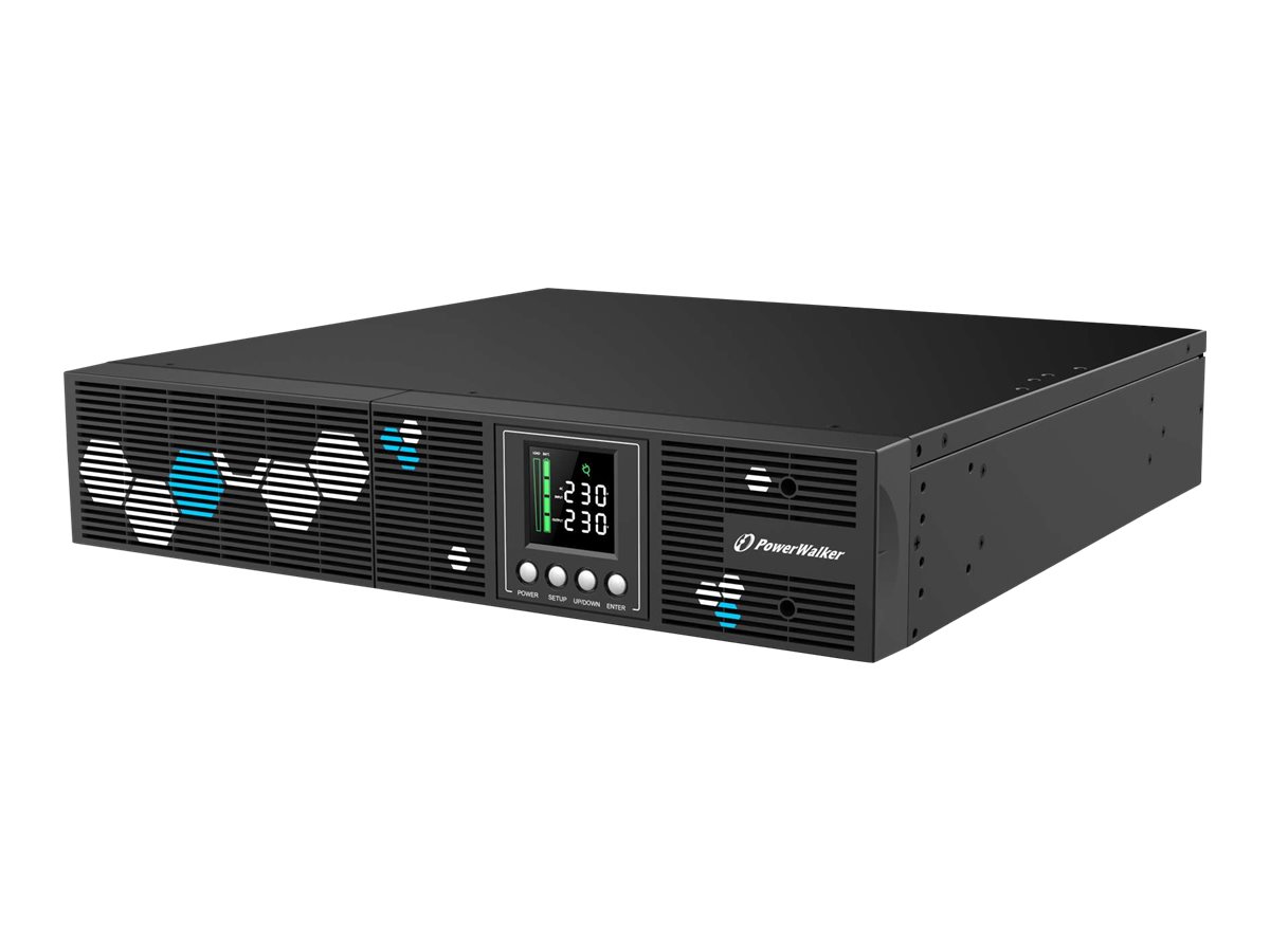 POWERWALKER VI 2000 RLP 2000VA 1800W Line-Interactive USV Tower/Rack AVR LCD Reine Sinuswelle SNMP Slot