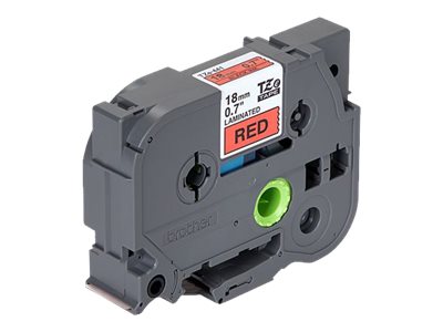 TZE441 BROTHER PTOUCH 18mm ROT-SCHWARZ