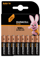 16 DURACELL Batterien PLUS Micro AAA 1,5 V