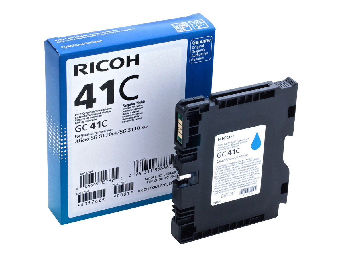 405762 RICOH SG Tinte cyan Gel 2200 405762 RICOH SG Tinte cyan Gel 2200