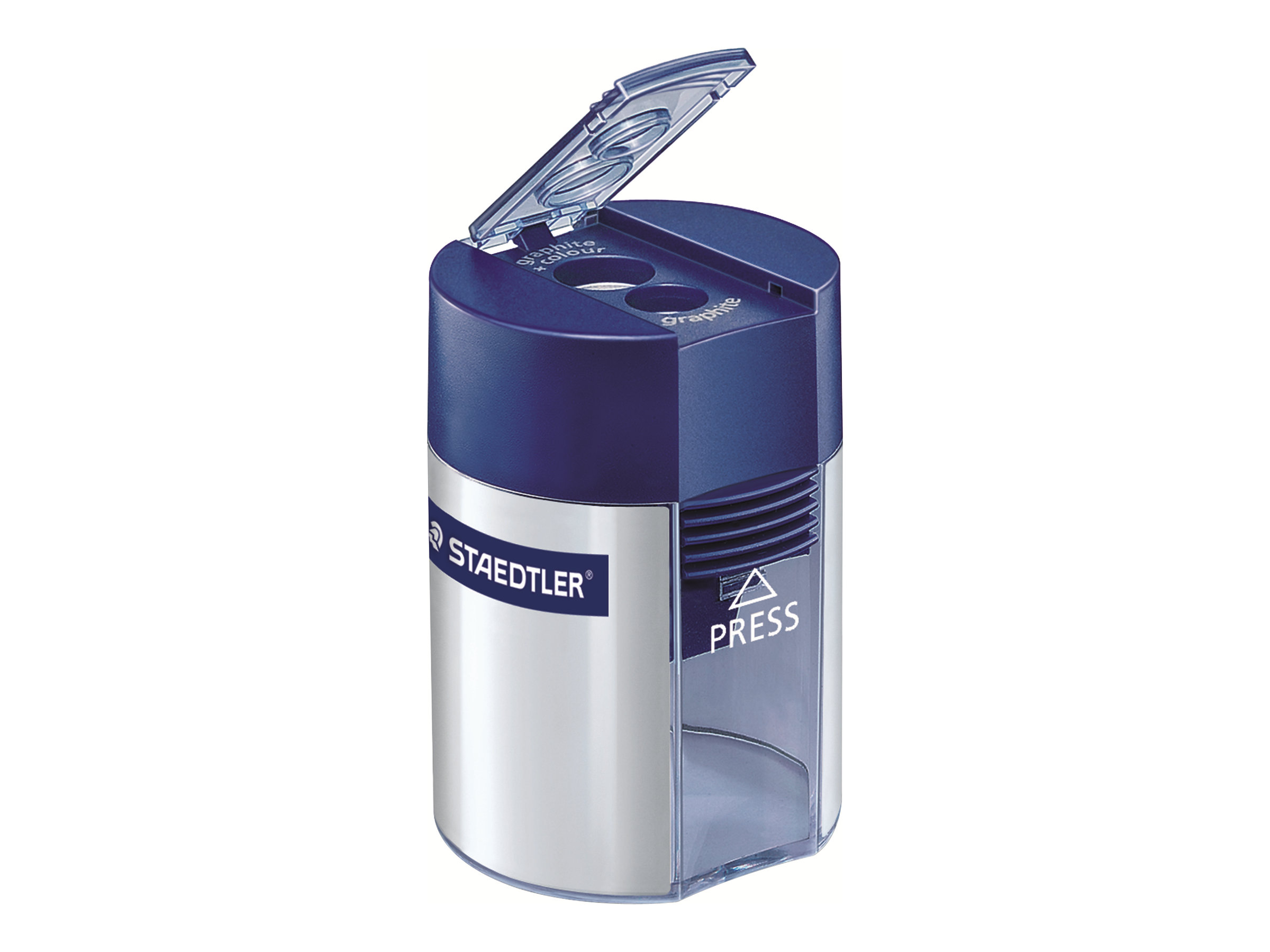 STAEDTLER Dosenspitzer doppelt Design 512 blau STAEDTLER Dosenspitzer doppelt Design 512 blau