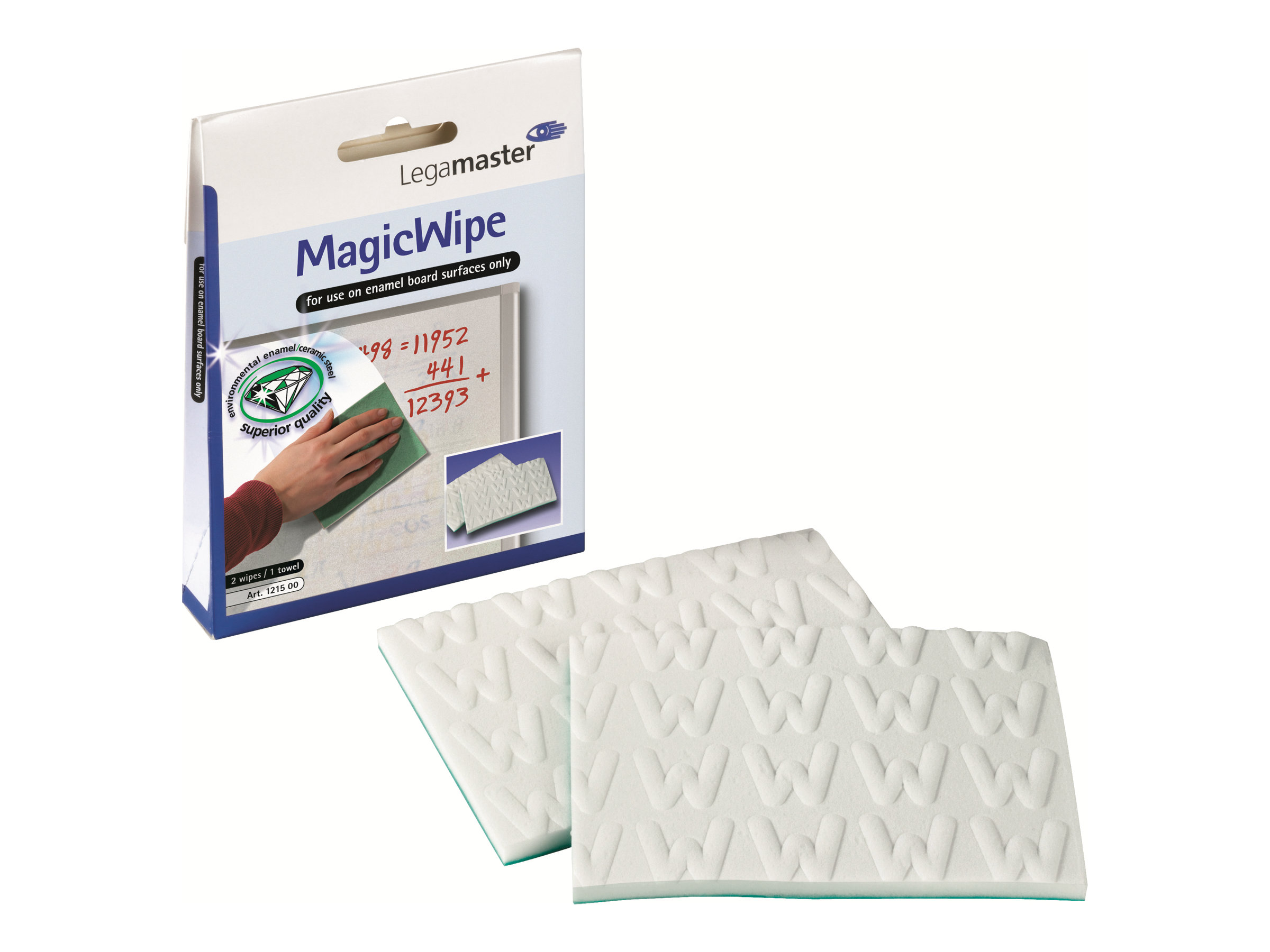 Legamaster Tafelloescher Magic Wipe, 2 St