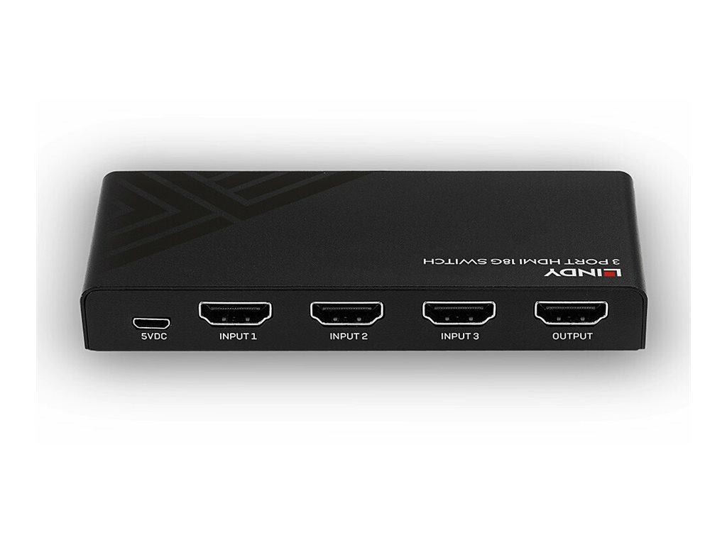 LINDY 3 Port HDMI 18G Switch LINDY 3 Port HDMI 18G Switch