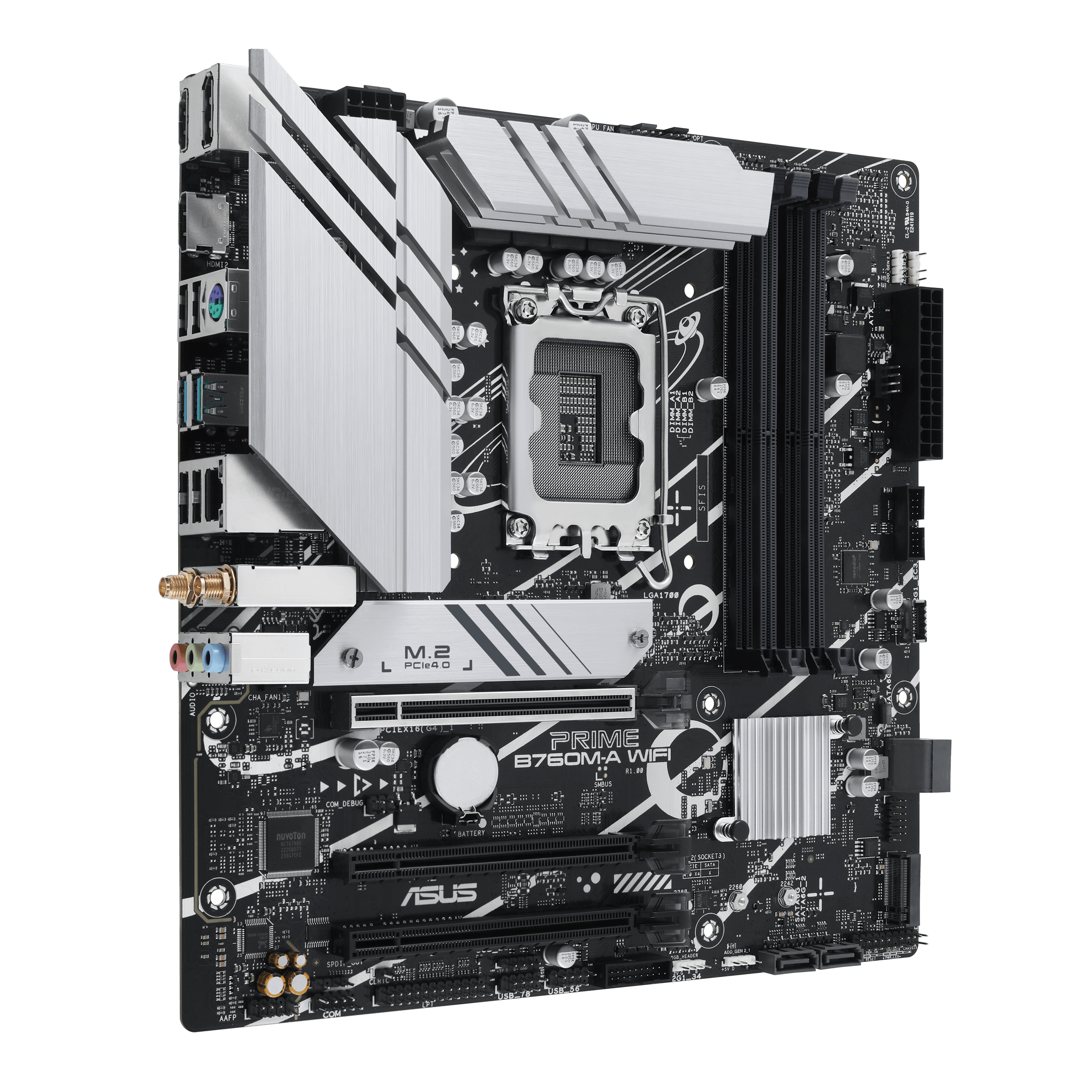 ASUS PRIME B760MA WIFI S1700DDR52xHDMI1xDPµATX Optional 1x COM 1x LPT