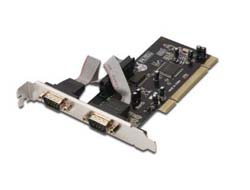 DIGITUS PCI Card 2x D-Sub9 seriell Ports retail