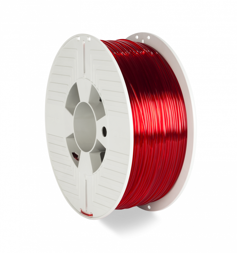 Verbatim PETG 1,75mm Durchsichtig rot 1 kg