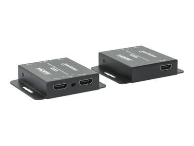 MANHATTAN HDMI over Ethernet Extender Set Signalverlängerung mit 4K30Hz bis zu 40 m oder 1080p60Hz bis zu 70 m Sender- und Empfänger