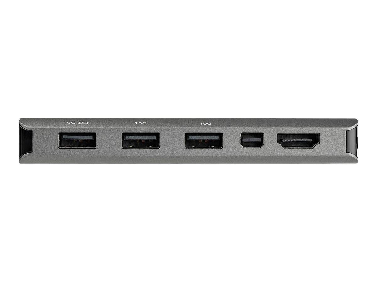 STARTECH.COM USB-C Multiport Adapter USB-C to HDMI or mDP 4K 60Hz 100W PD Pass-Through 4x 10Gbit/s USB - 30cm cable