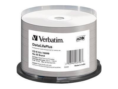 VERBATIM CDR80 700MB 52x TW (50) CB