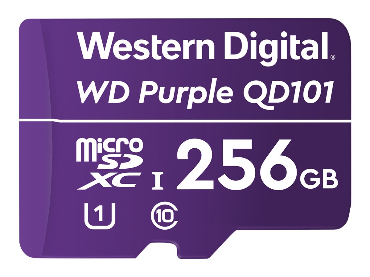 WD Purple 256GB Surveillance microSD XC Class - 10 UHS 1 WD Purple 256GB Surveillance microSD XC Class - 10 UHS 1