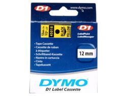 S0720580 DYMO D1 12mm SCHWARZ-GELB