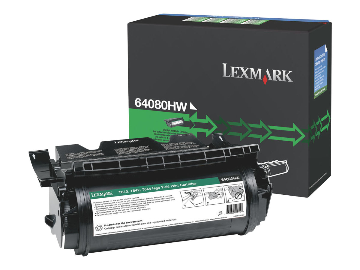64080HW LEXMARK Optra T Cartridge black 64080HW LEXMARK Optra T Cartridge black
