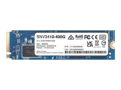 SYNOLOGY SNV3410 400GB M2 NVMe SSD PCIe 30 x4 3000MBs read 750MBs write