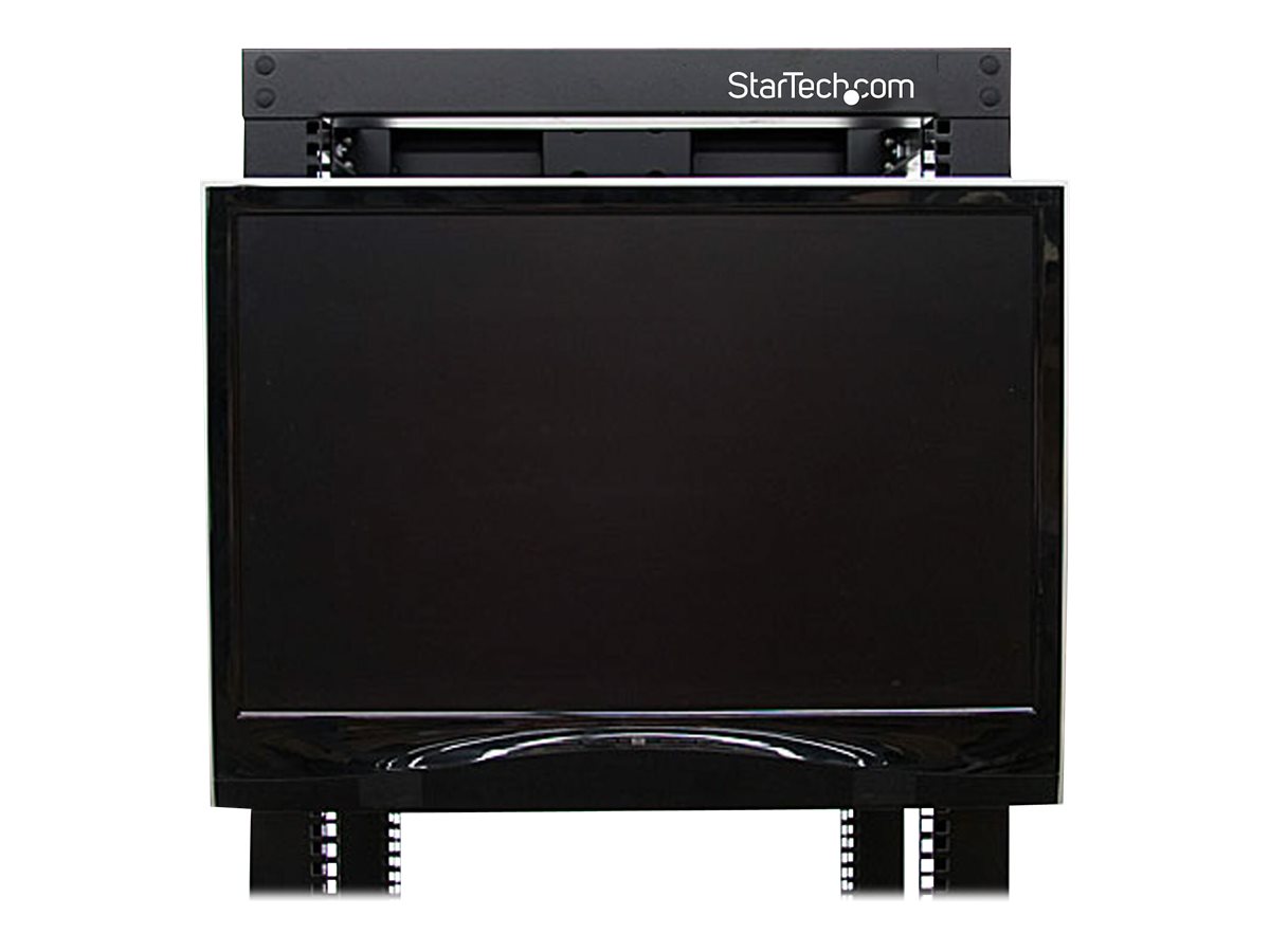STARTECH.COM Universal LCD Monitor Vesa Halterung  für 19 Zoll Serverschrank oder Rack - Halterung für Monitor im Server Rack