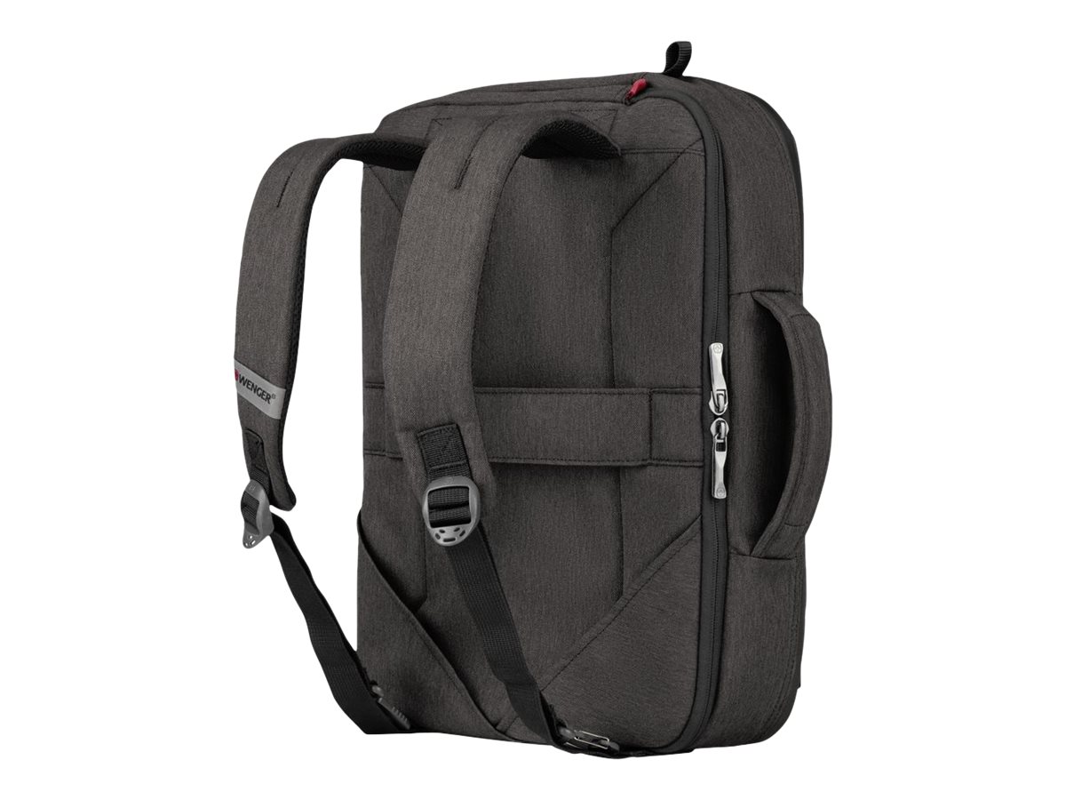 Wenger MX Commute 16-Zoll-Laptop-Tasche mit Rucksacktraegern - grau