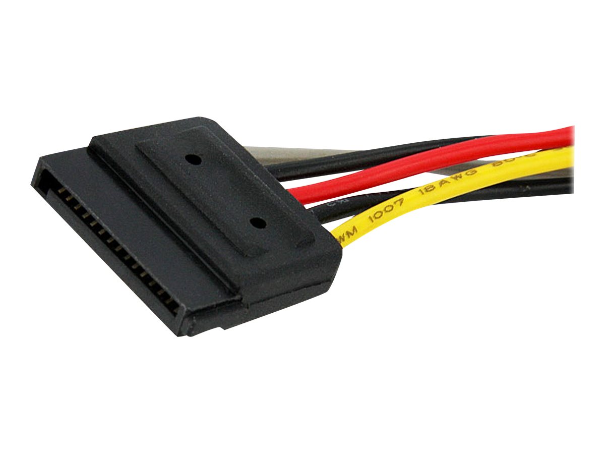 STARTECH.COM 6in SATA Power Y Splitter Cable Adapter - M/F STARTECH.COM 6in SATA Power Y Splitter Cable Adapter - M/F