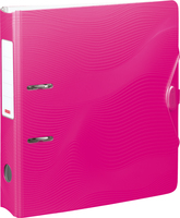 BRUNNEN WAVE Ordner pink Kunststoff 7,0 cm DIN A4 BRUNNEN WAVE Ordner pink Kunststoff 7,0 cm DIN A4
