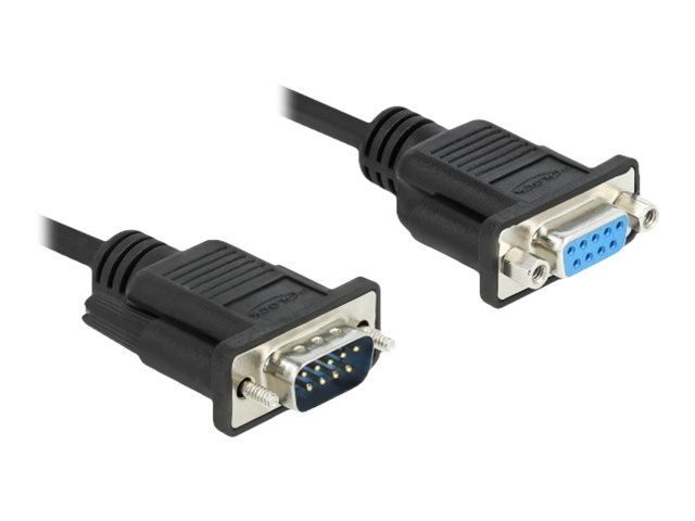 Delock Seriell Kabel RS-232 Sub-D9 Stecker zu Buchse 1 m Delock Seriell Kabel RS-232 Sub-D9 Stecker zu Buchse 1 m
