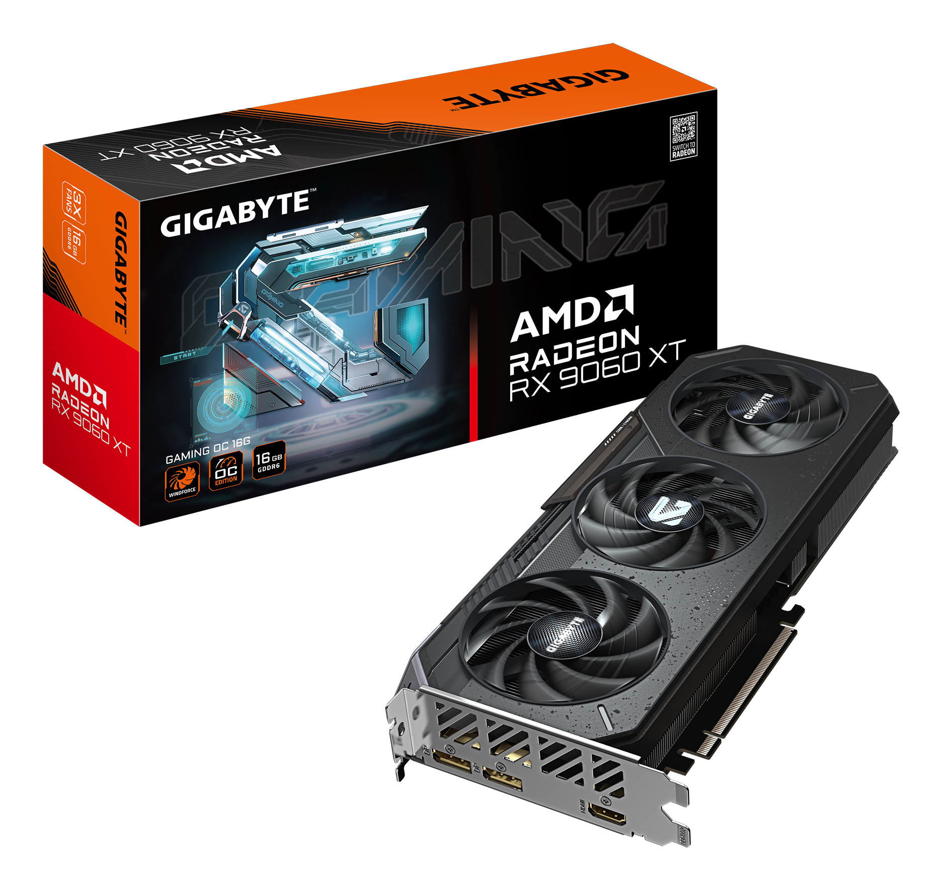 Gigabyte Radeon RX 9060 XT GAMING OC 16GB