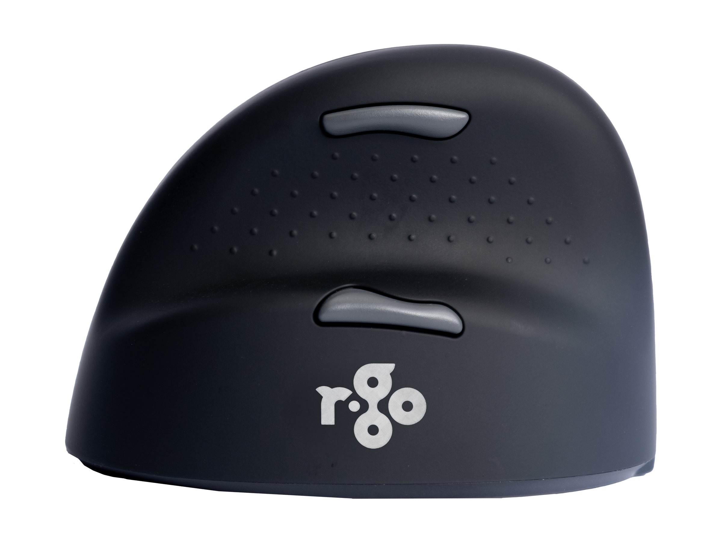 r-go HE Ergo Vertical Mouse Groesse M links Maus ergonomisch kabellos schwarz, silber