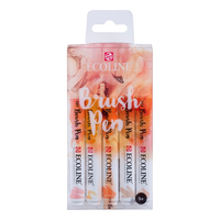 Talens ECOLINE® Brush-Pens rosa, 5 St. Talens ECOLINE® Brush-Pens rosa, 5 St.