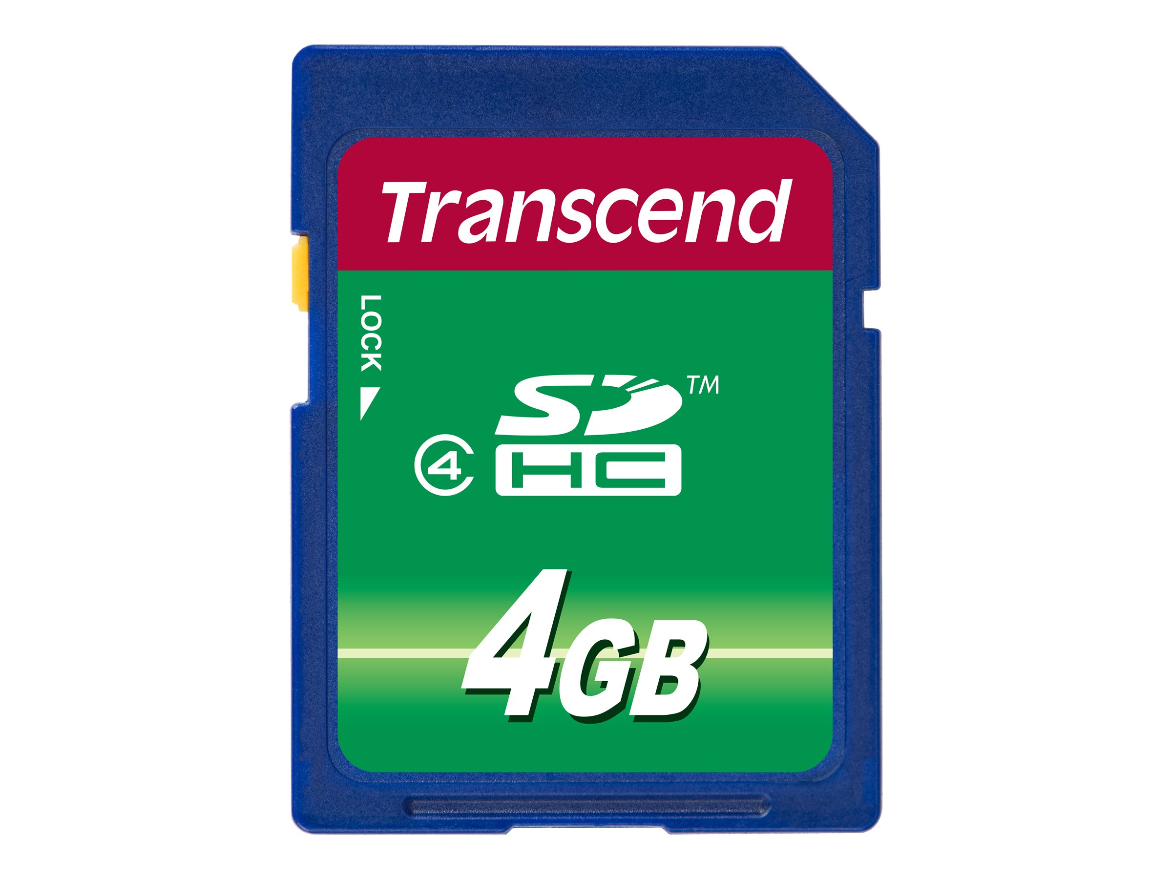 TRANSCEND 4GB SDHC Karte Class 4