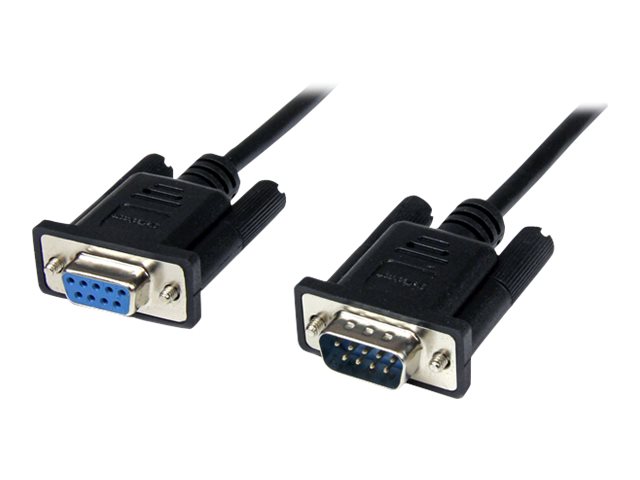 STARTECH.COM 2m Black DB9 RS232 Serial Null Modem Cable F/M