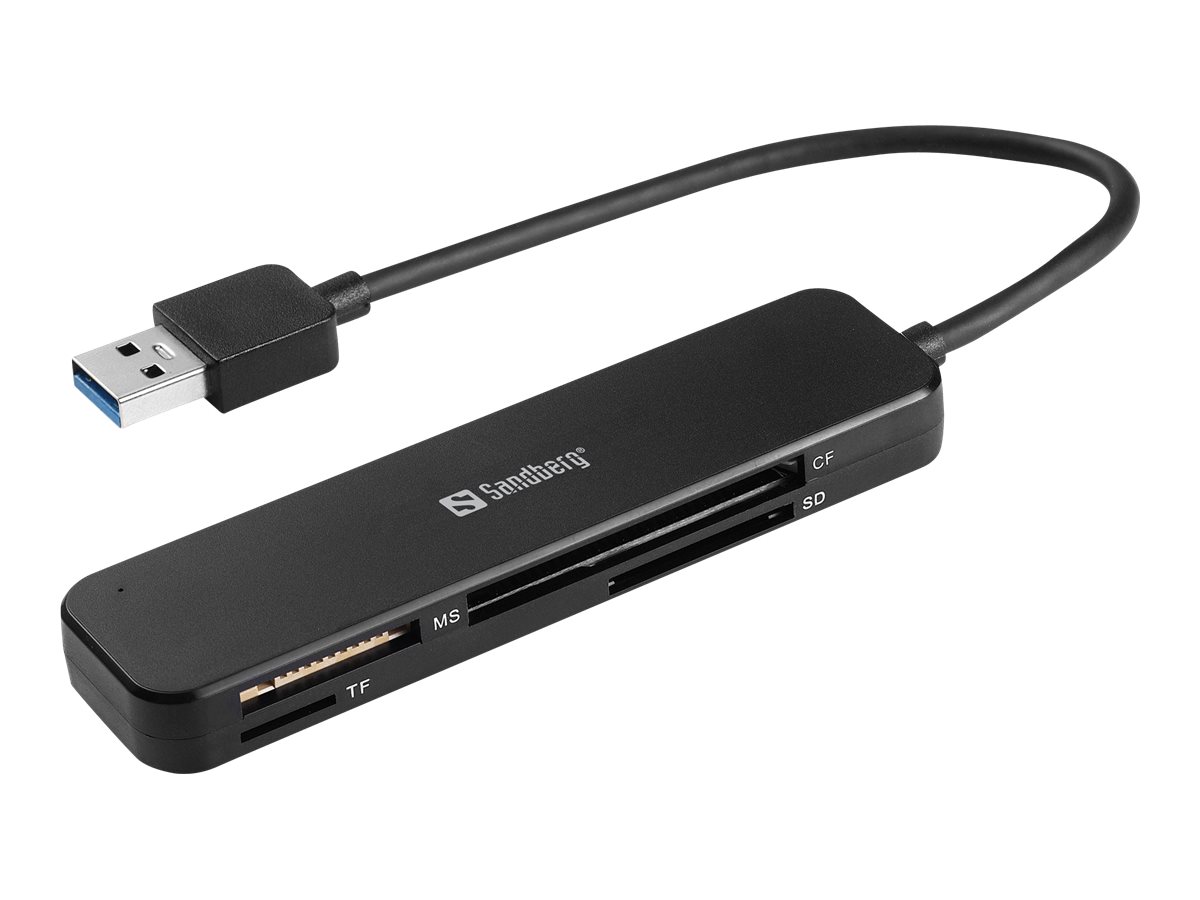 SANDBERG USB 3.0 Pocket Card Reader SANDBERG USB 3.0 Pocket Card Reader
