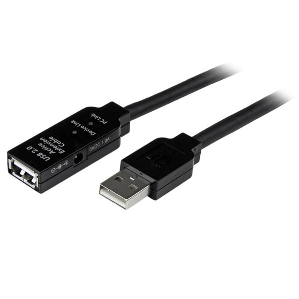 STARTECHCOM 10m USB 20 Active Extension Cable MF