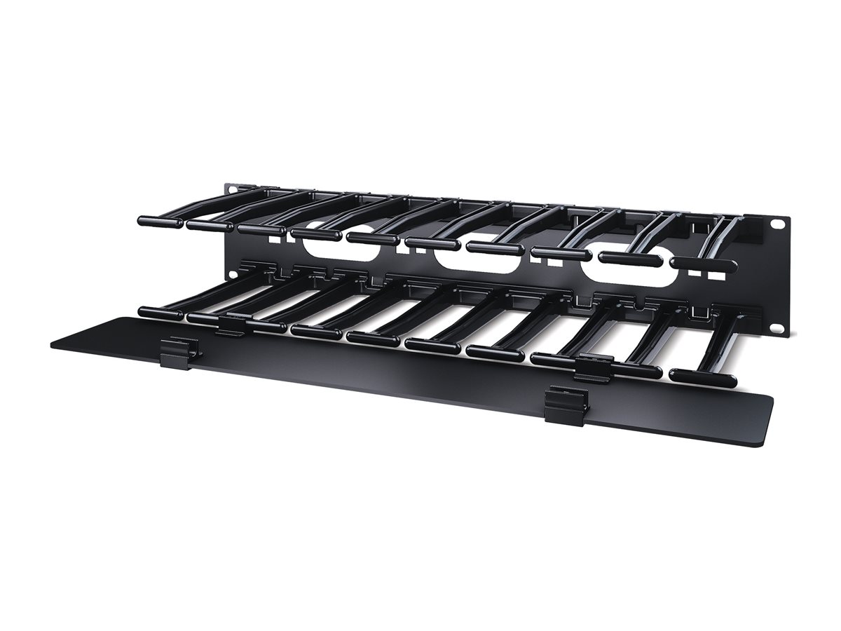 APC 2U Horizontal Cable Manager 6 Fingers top and bottom