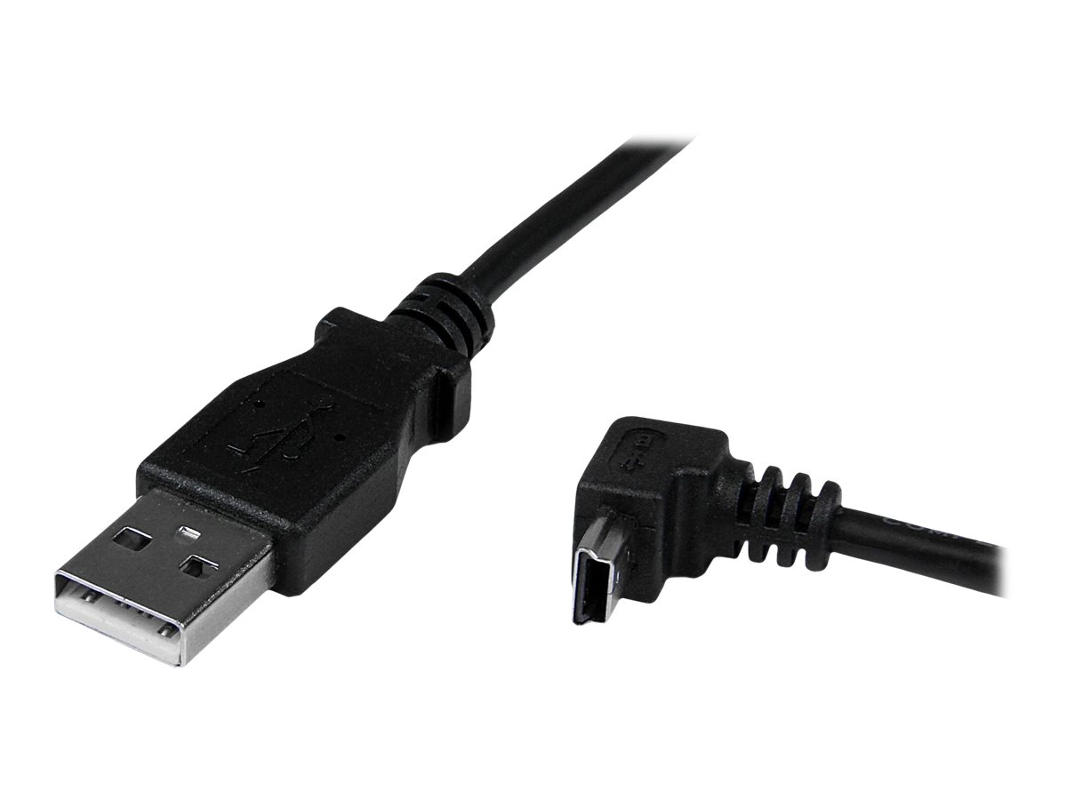 STARTECHCOM 2m Mini USB Cable A to Down Angle Mini B
