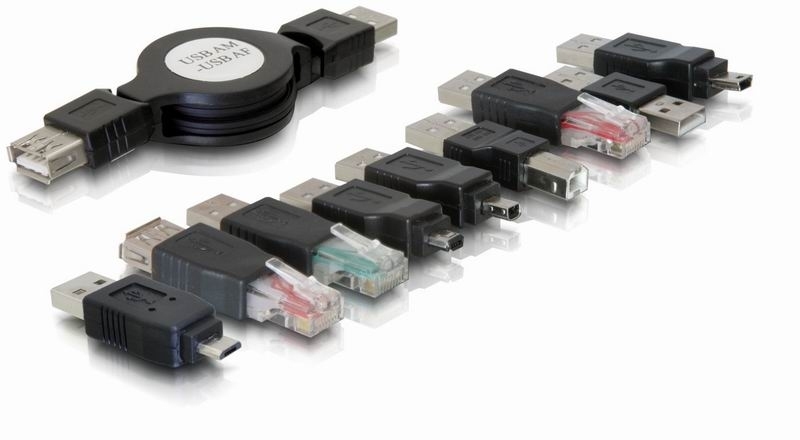 Delock USB Adapterkit 10-teilig