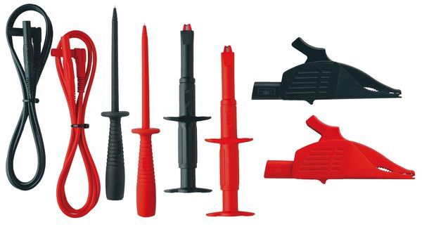 Benning TA3 Sicherheits-Messleitungsset Lamellenstecker 4 mm
